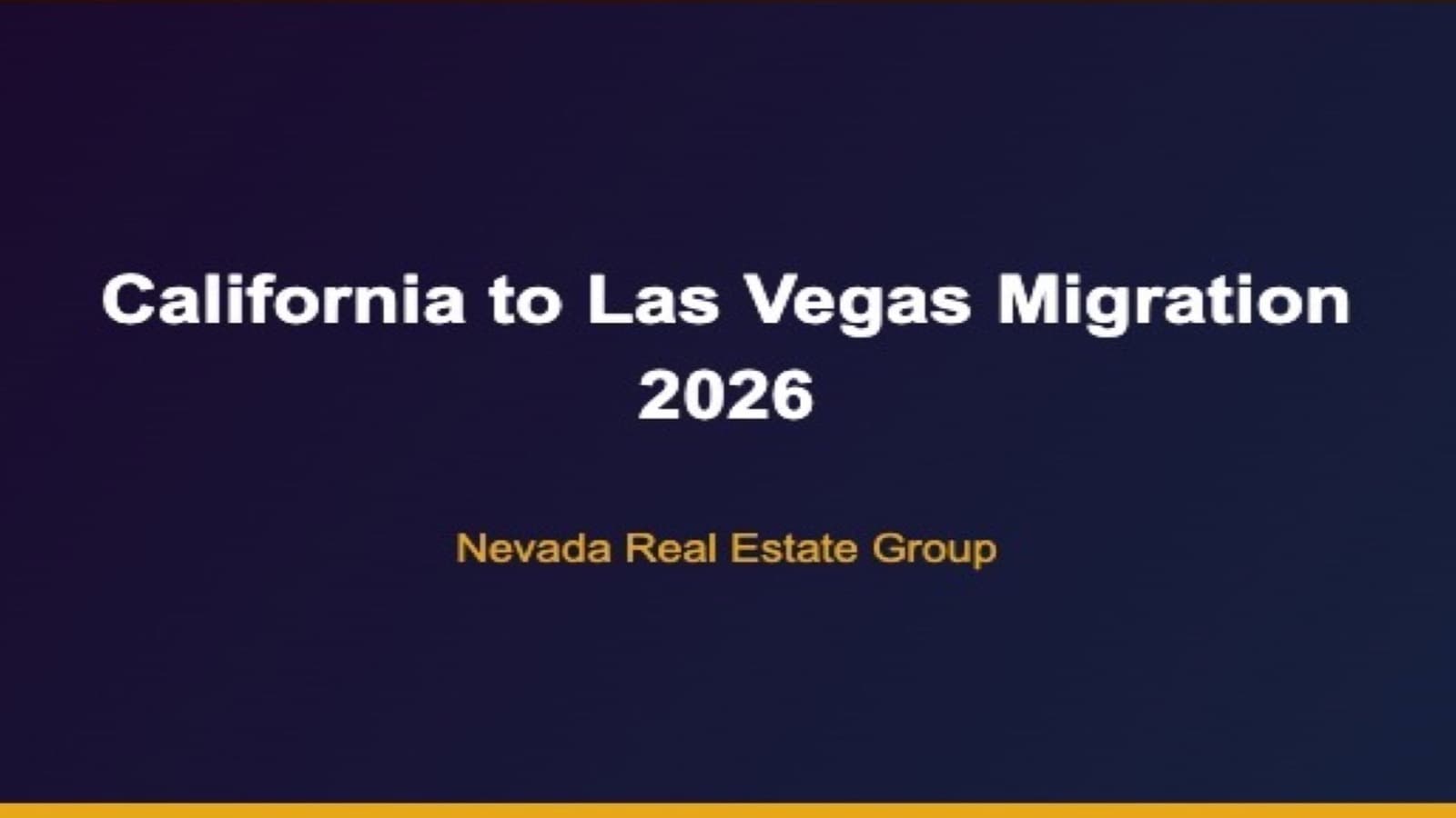 California to Las Vegas Migration 2026: How Wealthy Relocators Are Reshaping Nevada Real Estate