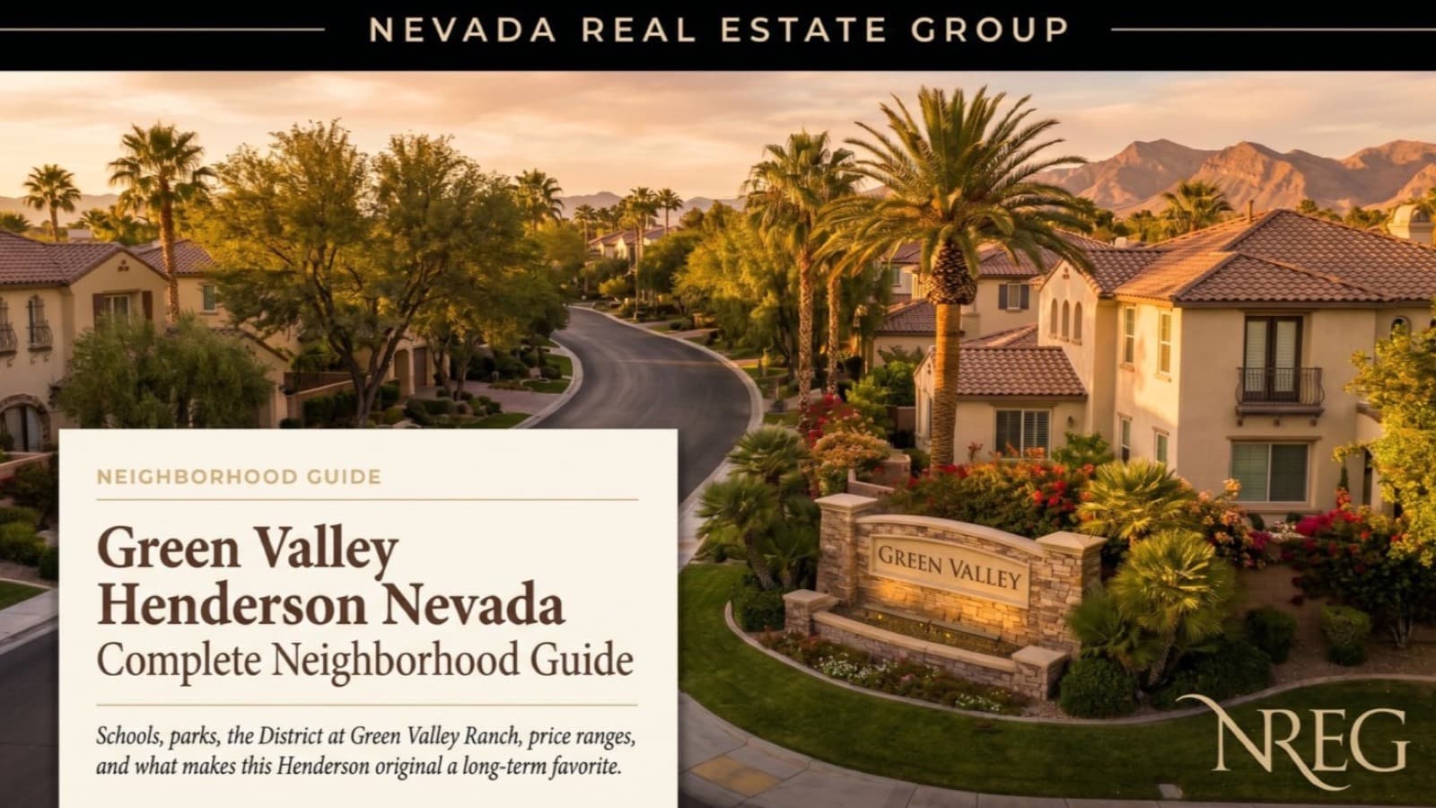Green Valley Henderson: Neighborhood Guide 2026