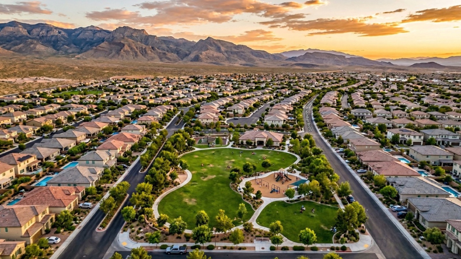 Map-style overview of the best Las Vegas neighborhoods and ZIP codes for families and value buyers in 2026