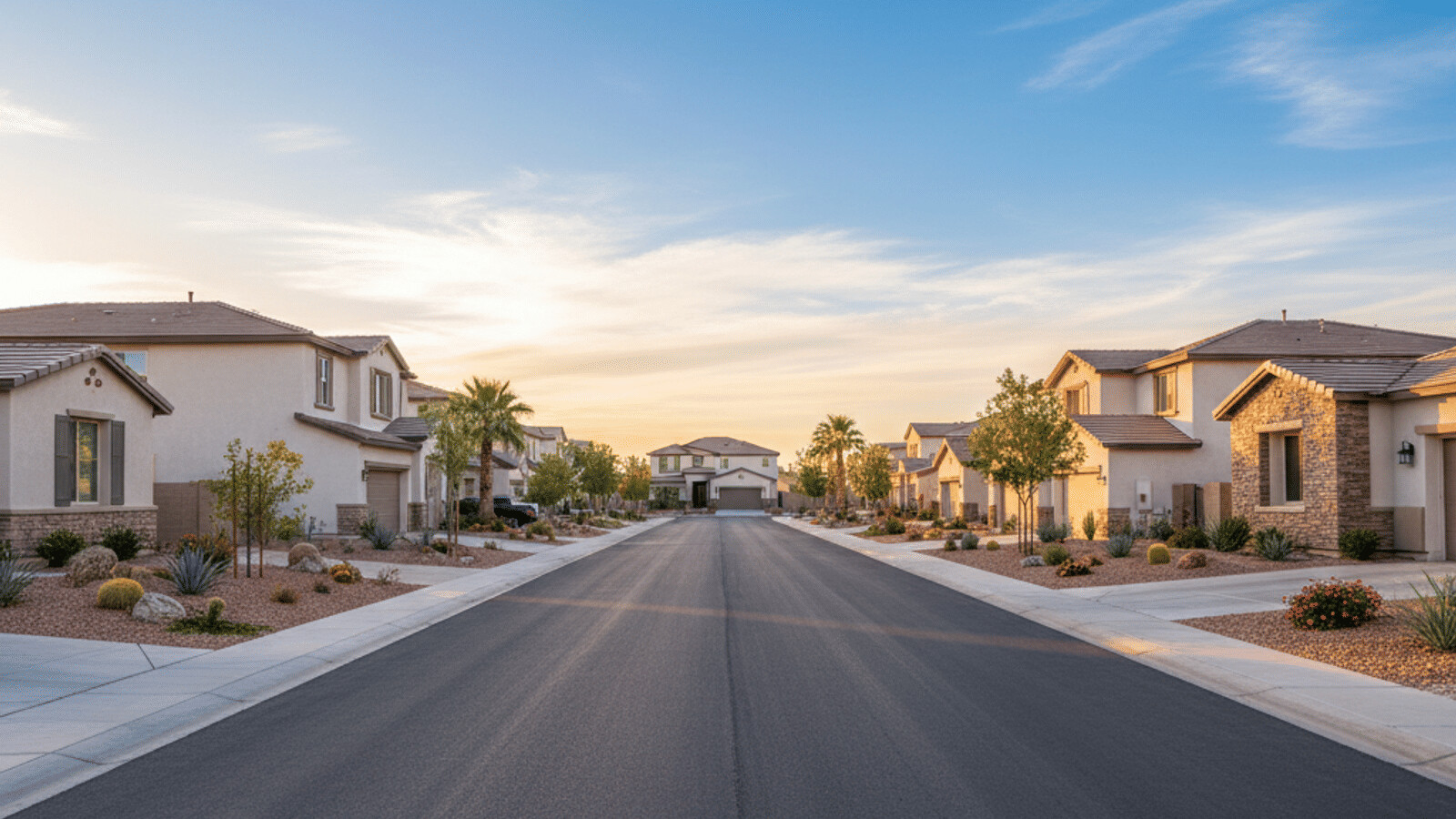 Las Vegas family neighborhood with parks and suburban streets in master-planned community — income needed for families 2026