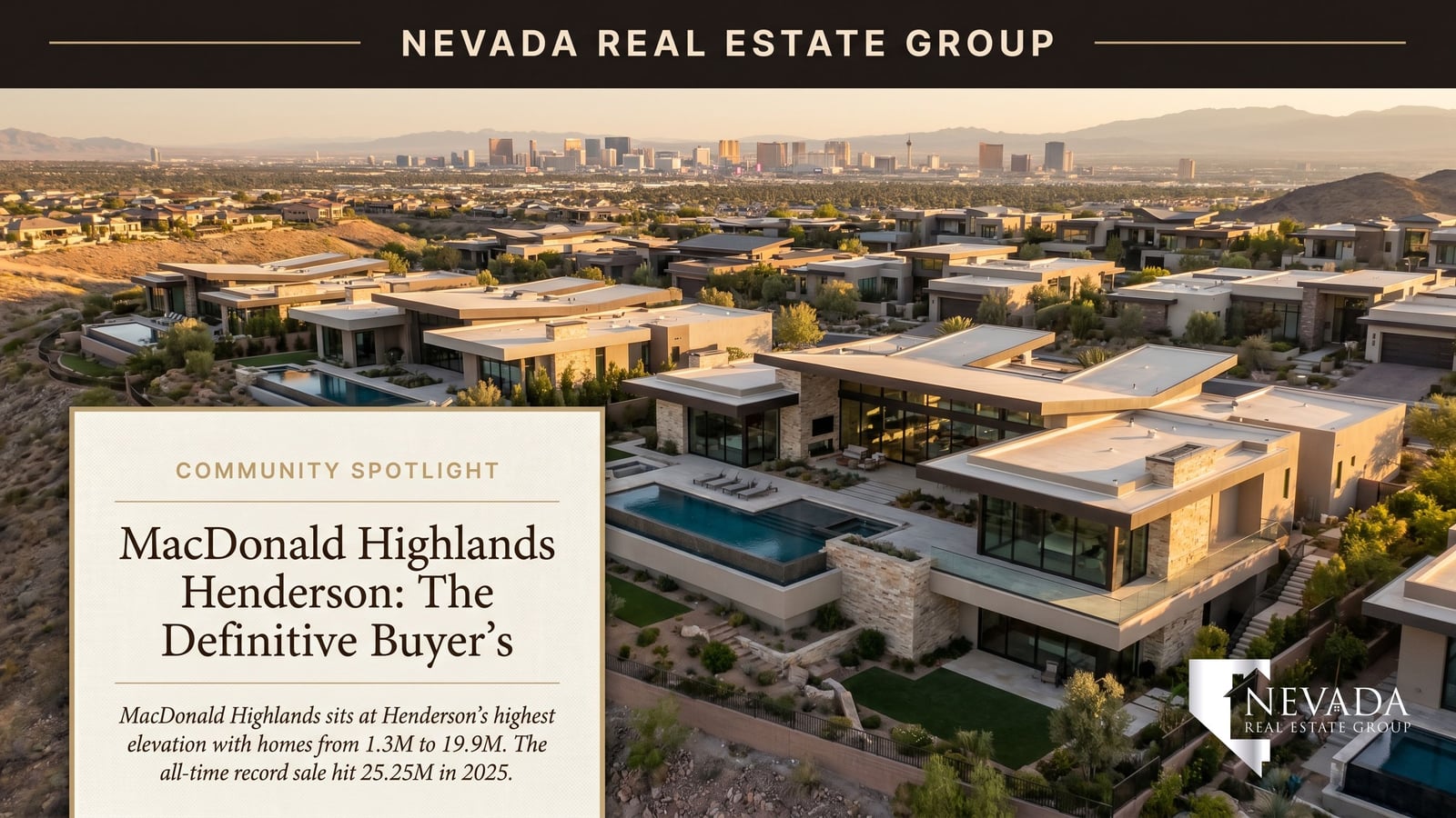 MacDonald Highlands guard-gated luxury estates Henderson — best luxury communities 2026