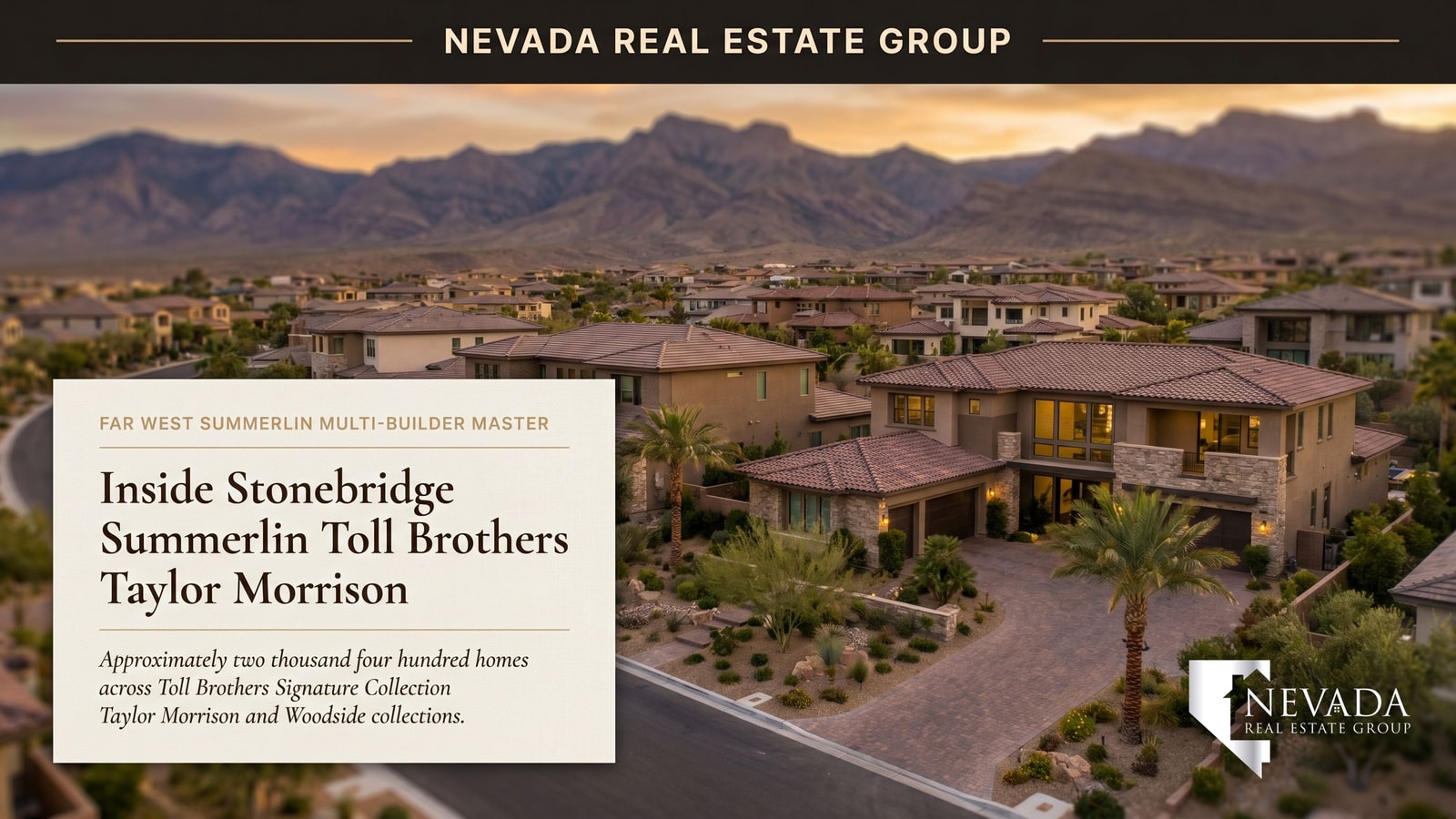 Stonebridge Summerlin new construction — what a California budget buys in Summerlin 2026